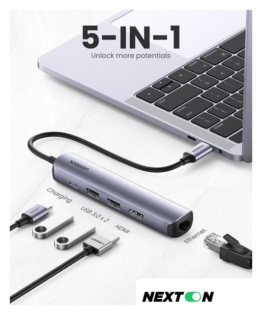 USB-хаб Ugreen CM418 10919 - Изображение №2 — Интернет-магазин Nexton