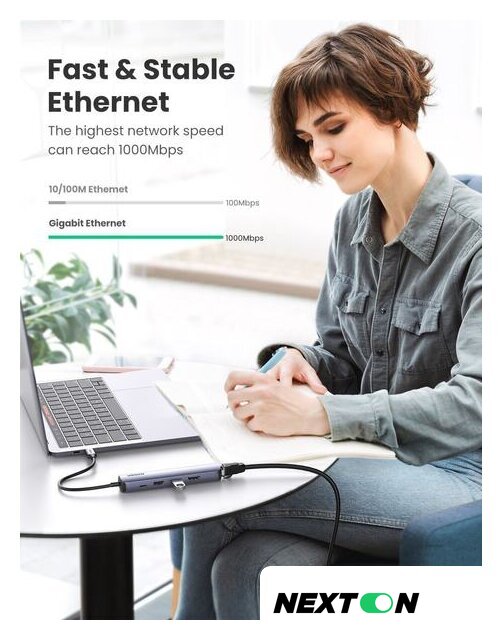 USB-хаб Ugreen CM418 10919 - Изображение №3 — Интернет-магазин Nexton