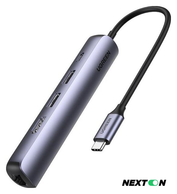 USB-хаб Ugreen CM418 10919 - Изображение №1 — Интернет-магазин Nexton