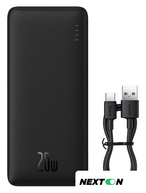 Внешний аккумулятор Baseus Airpow 20000mAh (черный) - Изображение №1 — Интернет-магазин Nexton