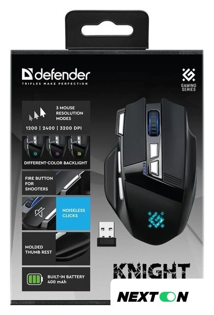 Игровая мышь Defender Knight GM-885 - Изображение №8 — Интернет-магазин Nexton