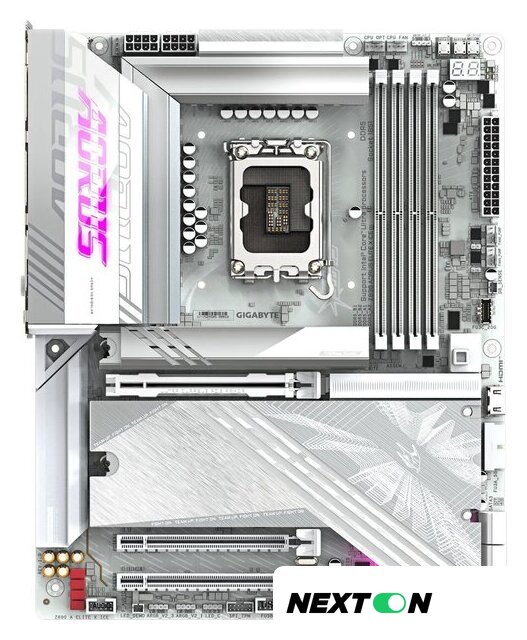 Материнская плата Gigabyte Z890 Aorus Elite X Ice - Изображение №1 — Интернет-магазин Nexton