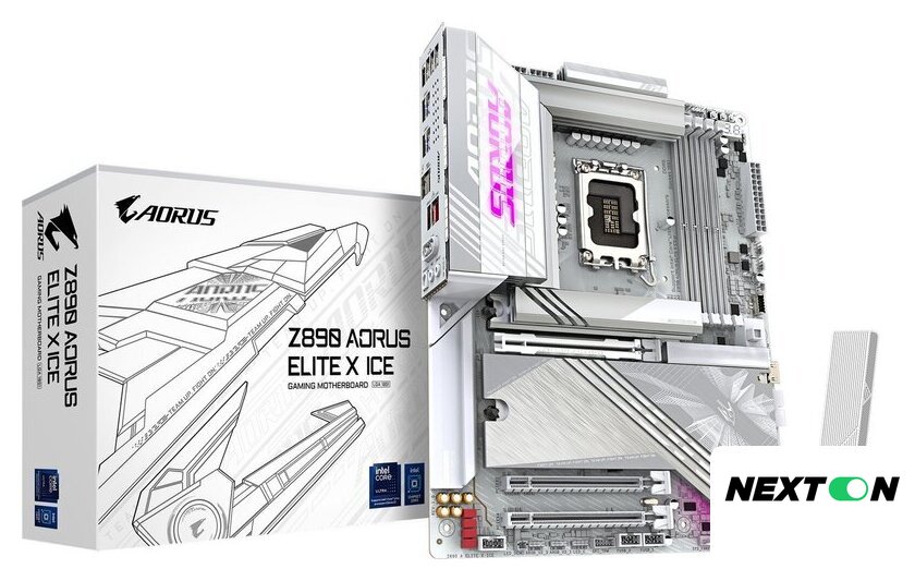 Материнская плата Gigabyte Z890 Aorus Elite X Ice - Изображение №6 — Интернет-магазин Nexton