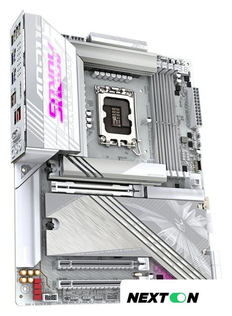 Материнская плата Gigabyte Z890 Aorus Elite X Ice - Изображение №2 — Интернет-магазин Nexton