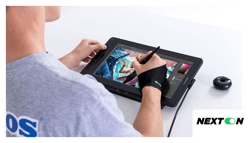 Графический монитор Huion Kamvas 13 (фиолетовый) - Изображение №11 — Интернет-магазин Nexton