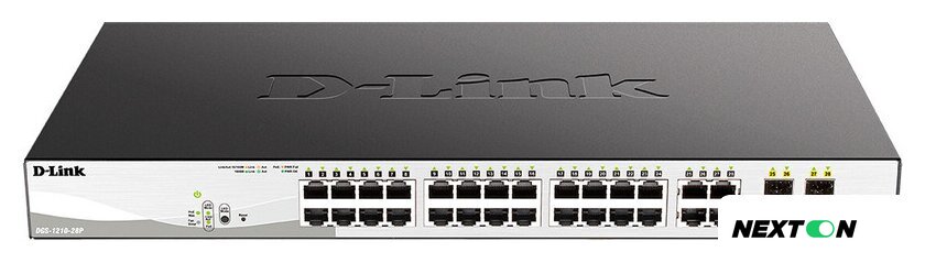 Настраиваемый коммутатор D-Link DGS-1210-28P/F5A - Изображение №1 — Интернет-магазин Nexton