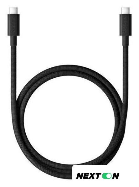 Кабель Xiaomi 6A High Speed Braided USB Type-C - USB Type-C (1 м, черный) - Изображение №1 — Интернет-магазин Nexton