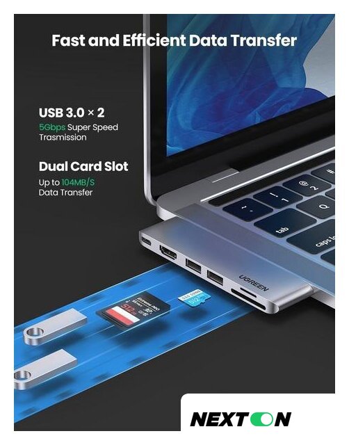 Док-станция Ugreen CM380 80856 - Изображение №5 — Интернет-магазин Nexton