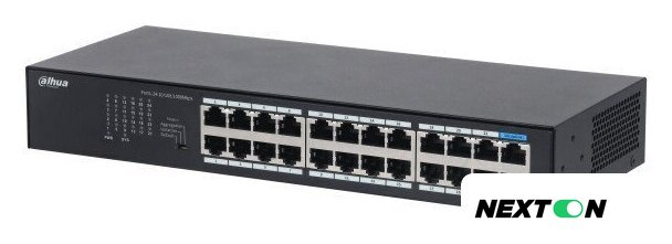 Неуправляемый коммутатор Dahua DH-S3024-24GT - Изображение №2 — Интернет-магазин Nexton