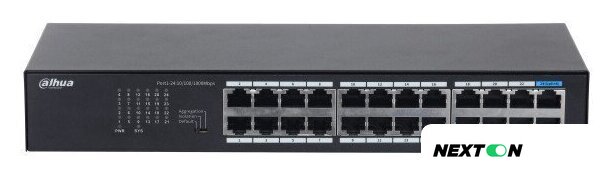 Неуправляемый коммутатор Dahua DH-S3024-24GT - Изображение №1 — Интернет-магазин Nexton