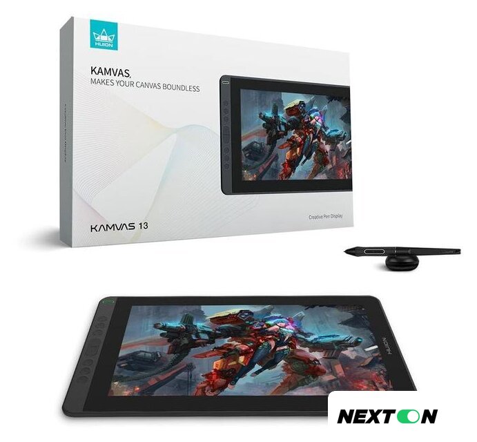 Графический монитор Huion Kamvas 13 (полуночно-зеленый) - Изображение №8 — Интернет-магазин Nexton