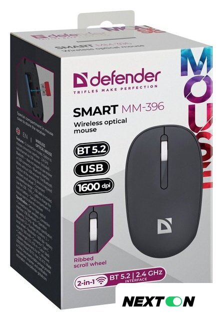 Мышь Defender Smart MM-396 (черный) - Изображение №5 — Интернет-магазин Nexton
