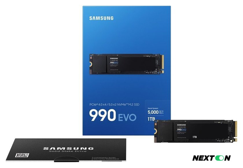 SSD Samsung 990 Evo 1TB MZ-V9E1T0BW - Изображение №8 — Интернет-магазин Nexton