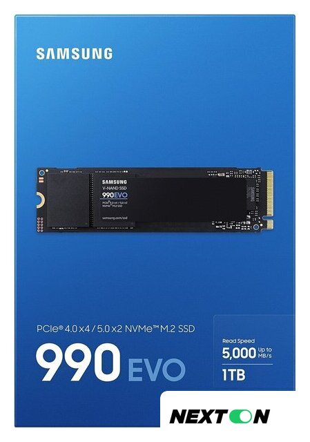 SSD Samsung 990 Evo 1TB MZ-V9E1T0BW - Изображение №5 — Интернет-магазин Nexton