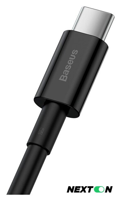 Кабель Baseus USB Type-A - Type-C CATYS-01 (1 м, черный) - Изображение №2 — Интернет-магазин Nexton