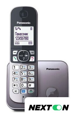 Радиотелефон Panasonic KX-TG6811RUB - Изображение №7 — Интернет-магазин Nexton