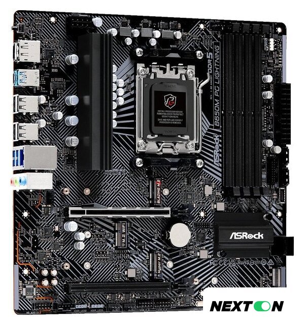 Материнская плата ASRock B650M PG Lightning - Изображение №4 — Интернет-магазин Nexton