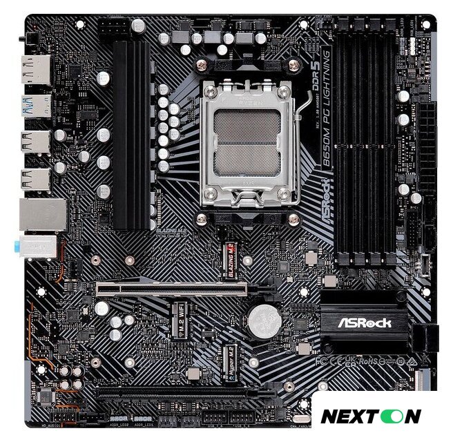 Материнская плата ASRock B650M PG Lightning - Изображение №2 — Интернет-магазин Nexton