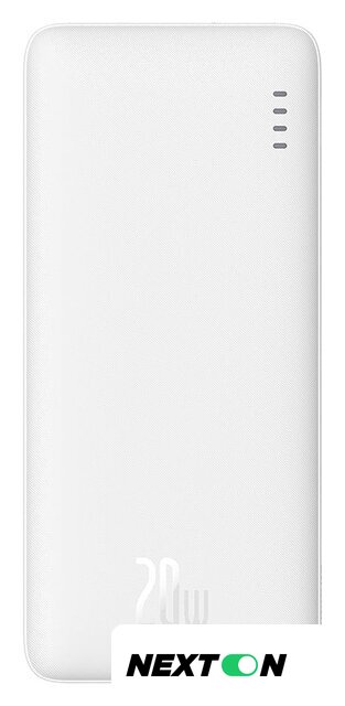 Внешний аккумулятор Baseus Airpow Fast Charge Power Bank 20W 10000mAh (белый) - Изображение №1 — Интернет-магазин Nexton