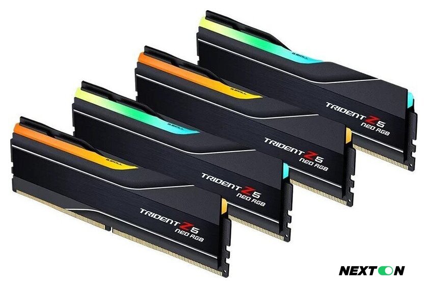 Оперативная память G.Skill Trident Z5 Neo RGB 4x64ГБ DDR5 6000 МГц F5-6000J3644D64GX4-TZ5NR - Изображение №1 — Интернет-магазин Nexton