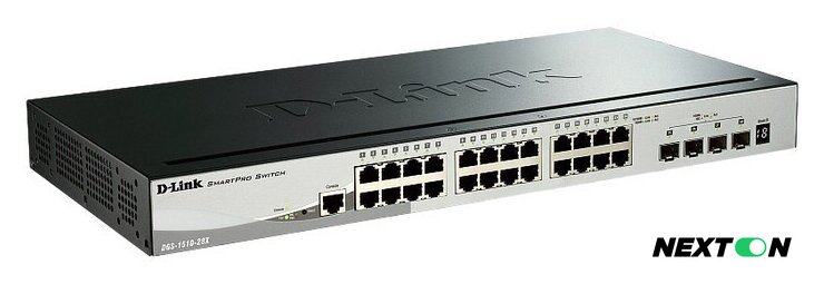 Управляемый коммутатор 2-го уровня D-Link DGS-1510-28X/A1A - Изображение №2 — Интернет-магазин Nexton