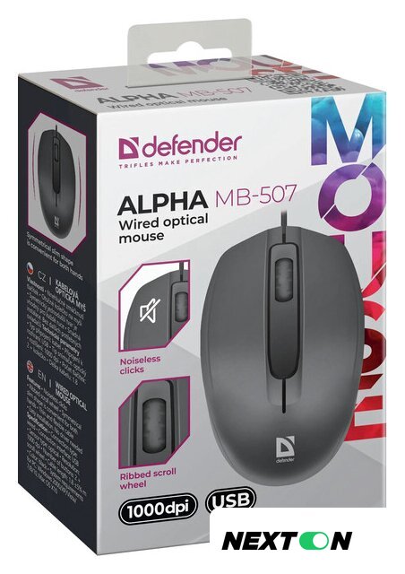 Мышь Defender Alpha MB-507 - Изображение №4 — Интернет-магазин Nexton