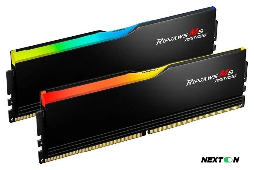 Оперативная память G.Skill Ripjaws M5 Neo RGB 2x16ГБ DDR5 6000 МГц F5-6000J2836G16GX2-RM5NRK - Изображение №3 — Интернет-магазин Nexton