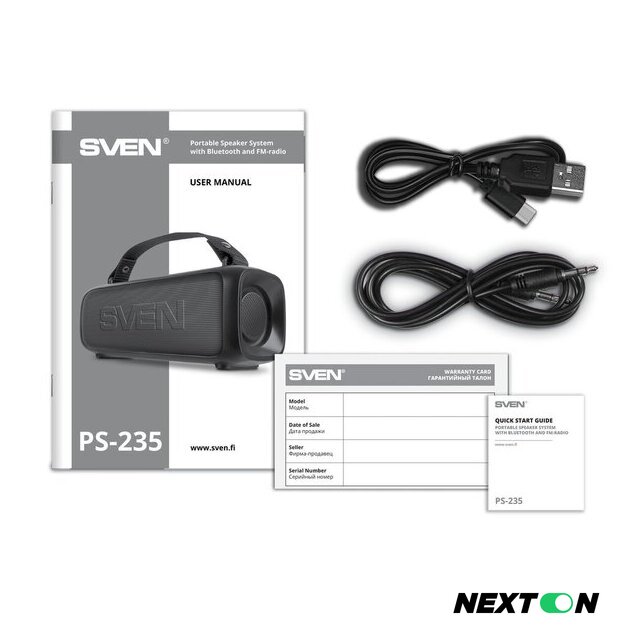 Беспроводная колонка SVEN PS-235 - Изображение №10 — Интернет-магазин Nexton