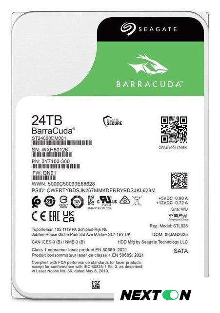 Жесткий диск Seagate Barracuda 24TB ST24000DM001 - Изображение №4 — Интернет-магазин Nexton