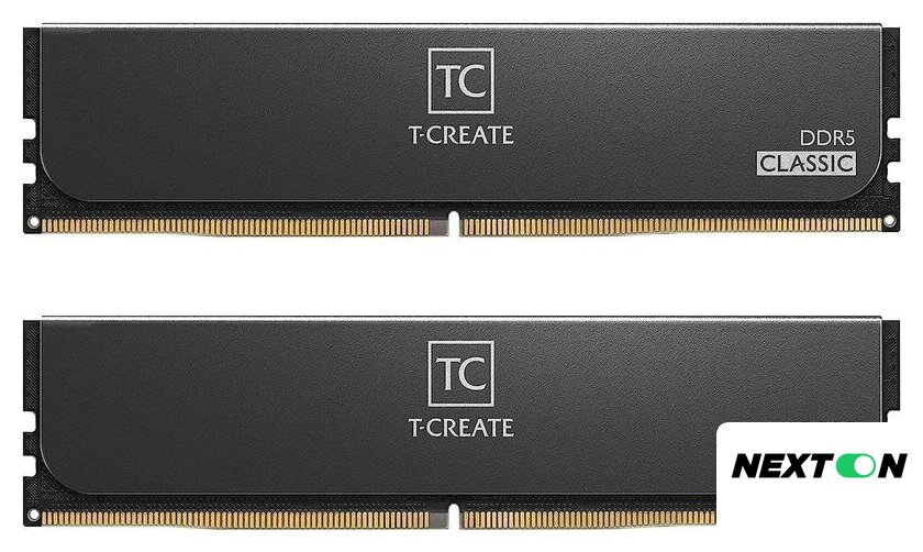 Оперативная память Team T-Create Classic 2x32ГБ DDR5 5600 МГц CTCCD564G5600HC46DC01 - Изображение №2 — Интернет-магазин Nexton