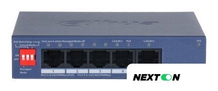 Управляемый коммутатор 2-го уровня Dahua DH-CS4005-4ET1GT-36 - Изображение №1 — Интернет-магазин Nexton