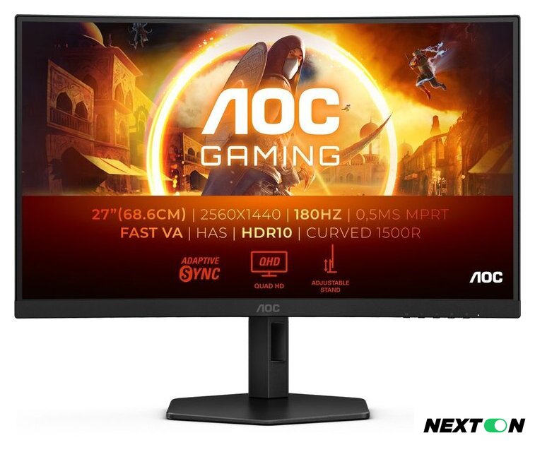 Игровой монитор AOC Gaming CQ27G4X - Изображение №2 — Интернет-магазин Nexton