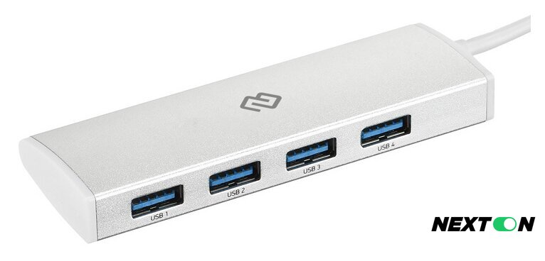 USB-хаб Digma HUB-4U3.0-UC-S - Изображение №1 — Интернет-магазин Nexton