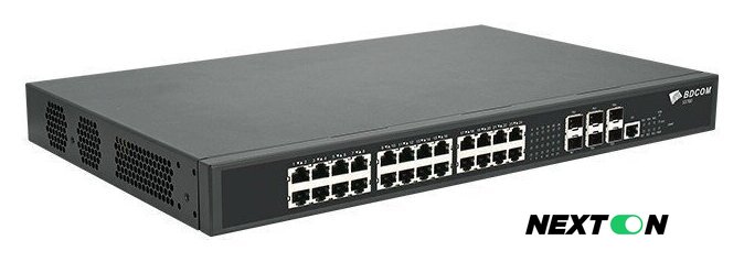 Управляемый коммутатор 3-го уровня BDCOM S5700-24EP6X - Изображение №3 — Интернет-магазин Nexton
