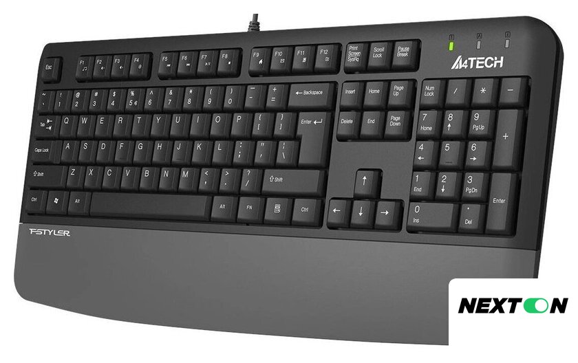 Клавиатура A4Tech Fstyler FK20 (темно-серый) - Изображение №4 — Интернет-магазин Nexton