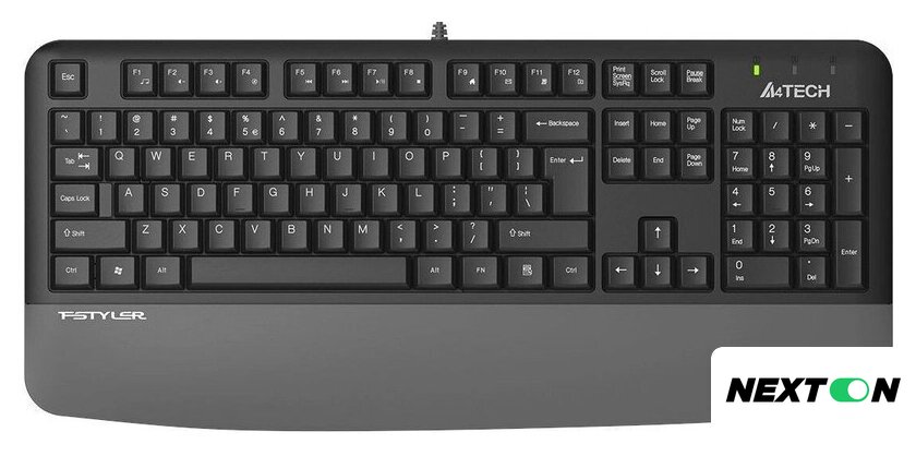 Клавиатура A4Tech Fstyler FK20 (темно-серый) - Изображение №2 — Интернет-магазин Nexton
