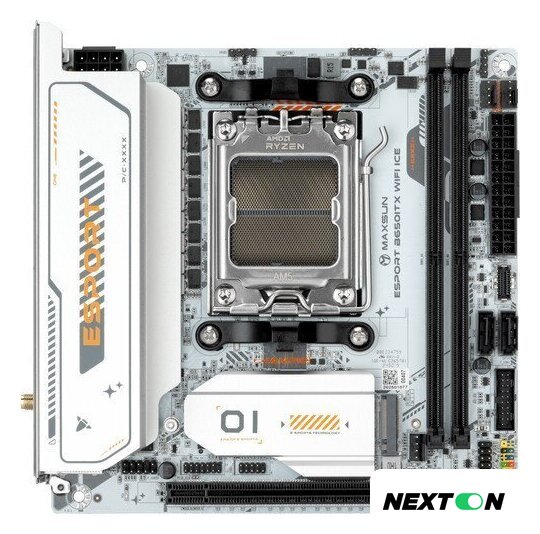 Материнская плата Maxsun eSport B650ITX WiFi Ice - Изображение №1 — Интернет-магазин Nexton