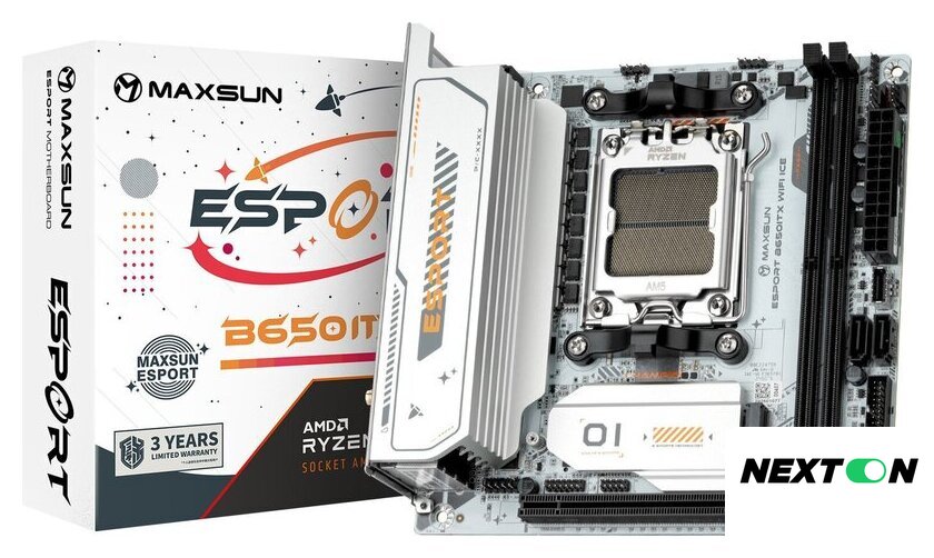 Материнская плата Maxsun eSport B650ITX WiFi Ice - Изображение №3 — Интернет-магазин Nexton