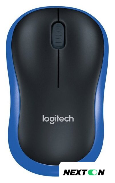 Мышь Logitech M185 (черный/синий) - Изображение №1 — Интернет-магазин Nexton