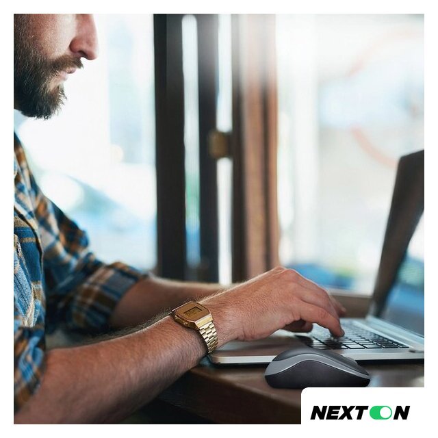 Мышь Logitech M185 (черный/синий) - Изображение №5 — Интернет-магазин Nexton