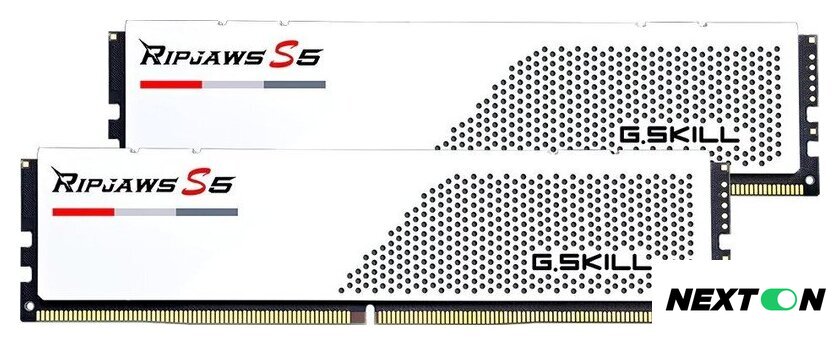 Оперативная память G.Skill Ripjaws S5 2x48ГБ DDR5 5200 МГц F5-5200J4040A48GX2-RS5W - Изображение №1 — Интернет-магазин Nexton