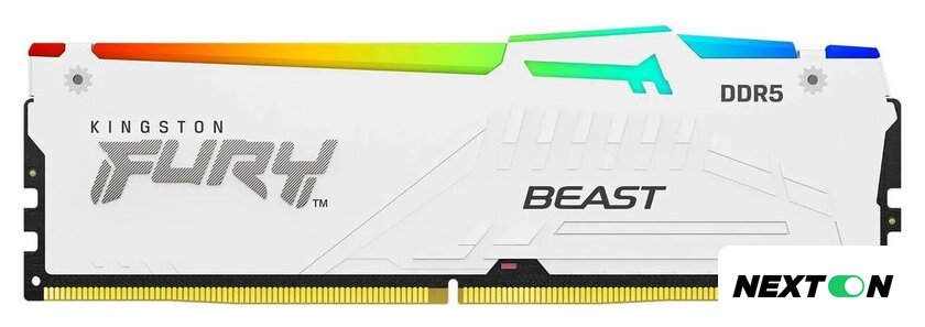Оперативная память Kingston FURY Beast RGB 16ГБ DDR5 6400 МГц KF564C32BWEA-16 - Изображение №1 — Интернет-магазин Nexton