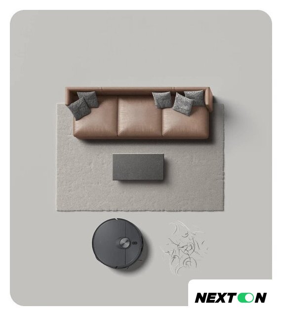 Робот-пылесос Xiaomi Robot Vacuum X20 Max D109GL (евровилка, черный) - Изображение №8 — Интернет-магазин Nexton