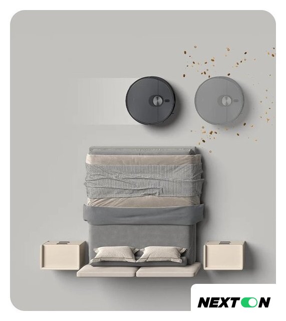 Робот-пылесос Xiaomi Robot Vacuum X20 Max D109GL (евровилка, черный) - Изображение №5 — Интернет-магазин Nexton