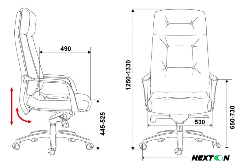 Офисное кресло Бюрократ DAO (белый) - Изображение №6 — Интернет-магазин Nexton