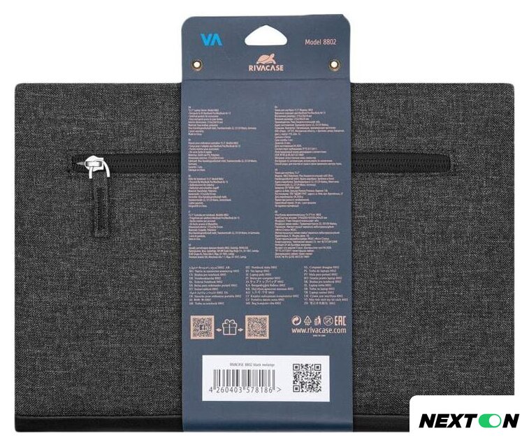 Чехол Rivacase Lantau 8802 (черный) - Изображение №12 — Интернет-магазин Nexton
