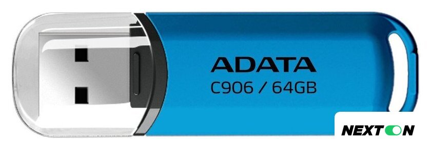 USB Flash ADATA C906 64GB (синий) - Изображение №1 — Интернет-магазин Nexton