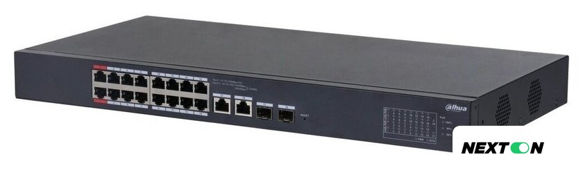 Управляемый коммутатор 2-го уровня Dahua DH-CS4218-16ET-240 - Изображение №2 — Интернет-магазин Nexton
