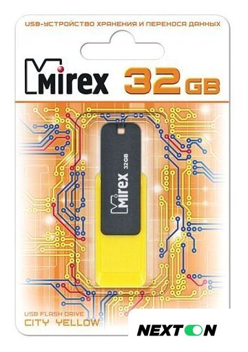 USB Flash Mirex Color Blade City 64GB (желтый) [13600-FMUCYL64] - Изображение №4 — Интернет-магазин Nexton