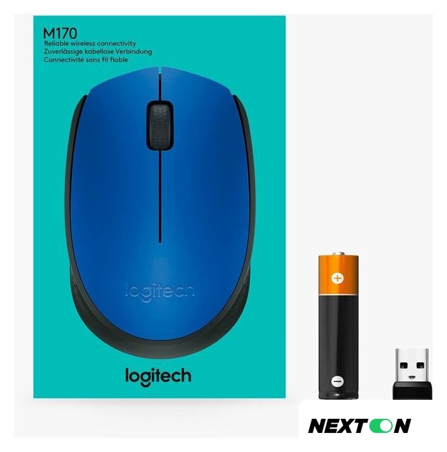 Мышь Logitech M171 (синий/черный) - Изображение №8 — Интернет-магазин Nexton